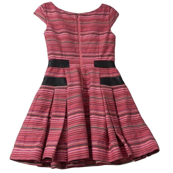 A/X Armani Echange Cap Sleeve Pleated Dress Size 2 - Picture 2 of 16